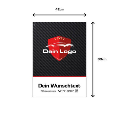 Großraum Papierfussmatten mit deinem Logo
