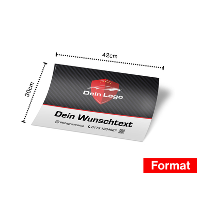 Individulle Papierfussmatten mit deinem Logo