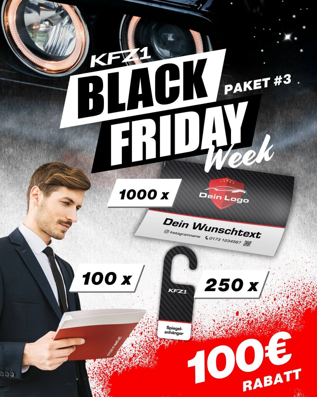Black Friday Week Paket #3 – Black Friday XXL-Autohaus-Bundle