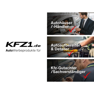 Bedruckte Kfz Kennzeichenhalter mit Logo Kennzeichenrahmen Kennzeichenverstärker