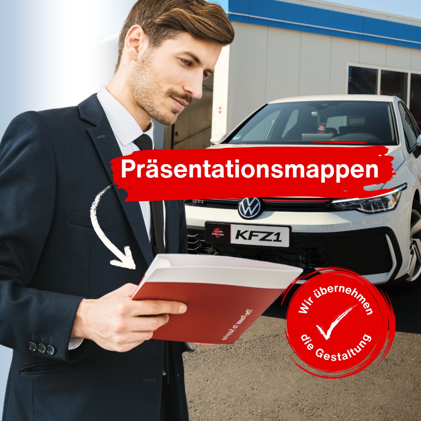 Exclusive Präsentationsmappen mit deinem Logo